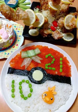 モンスターボール☆ちらし寿司-レシピのメイン写真