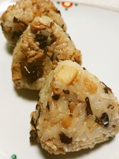 中華おこわのおにぎり-レシピのメイン写真