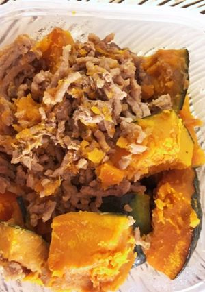 簡単★ジョーさんのひき肉かぼちゃ-レシピのメイン写真