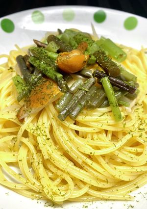 山菜パスタ-レシピのメイン写真