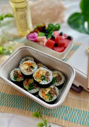 前日の下準備バッチリで!キンパ弁当-レシピのメイン写真