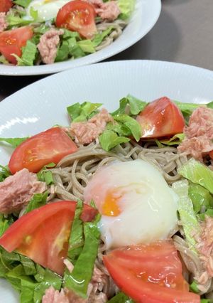 冷凍麺で、冷やしぶっかけそば-レシピのメイン写真
