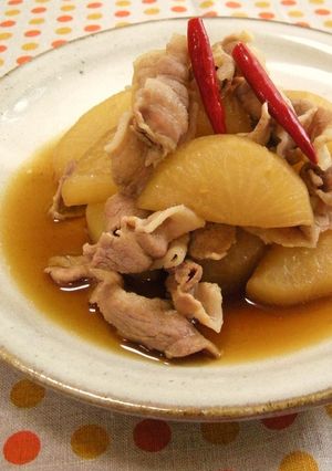 定番のおふくろの味★豚バラと大根の煮物-レシピのメイン写真