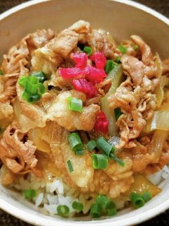 少し甘めの豚丼-レシピのメイン写真