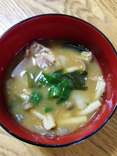 サバ缶と白だしで寿司屋の味噌汁-レシピのメイン写真