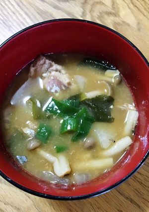 サバ缶と白だしで寿司屋の味噌汁-レシピのメイン写真