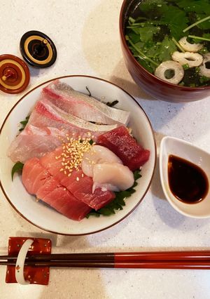 オートミールで海鮮丼-レシピのメイン写真