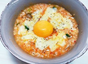 ダイエット！オートミールキムチ粥-レシピのメイン写真