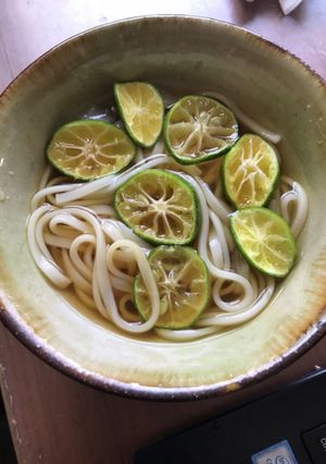 シークワーサーうどん　-レシピのメイン写真