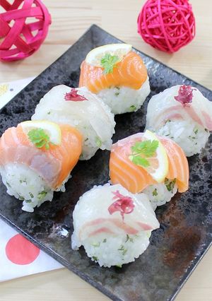 ひなまつりに♡手まり寿司-レシピのメイン写真