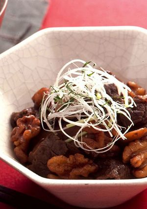 腸活に♪牛肉とくるみのしぐれ煮-レシピのメイン写真