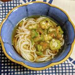 รูปของ ☆梅オクラの素麺☆