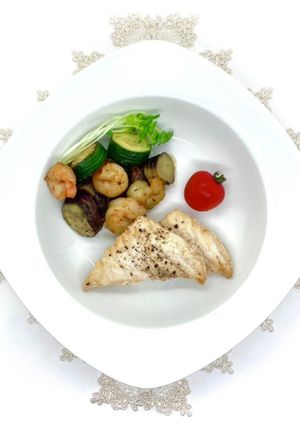 ナスとズッキーニと海老の夏野菜マリネ-レシピのメイン写真