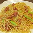簡単、コンビーフパスタ(カレー味)