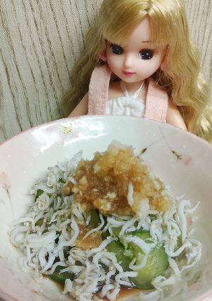 リカちゃん♡きゅうりじゃこ柚子ぽんおろし-レシピのメイン写真