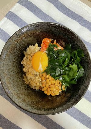 ダイエットに！オートミールの腸活丼-レシピのメイン写真