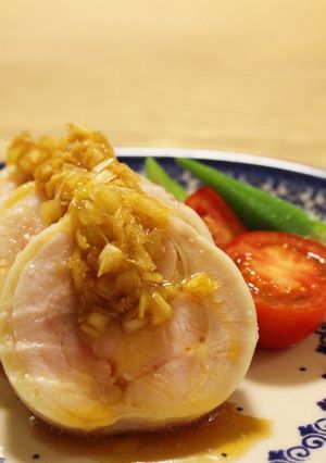 鶏ハム 香味だれ-レシピのメイン写真