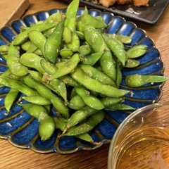 รูปของ 枝豆のニンニク炒め