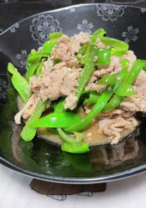 レンジだけで作る青椒肉絲の作り方-レシピのメイン写真