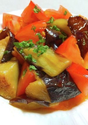 簡単☆なすとトマトのオリーブオイル焼き-レシピのメイン写真