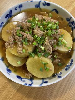 ほっこり幸せ♪長芋のそぼろ煮-レシピのメイン写真