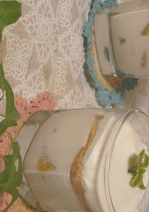 ♡南国の白いムースケーキ♡-レシピのメイン写真