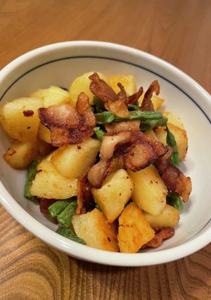 豚バラとじゃがいものカリカリ焼き-レシピのメイン写真