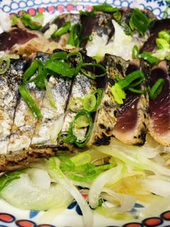 爽やか夏の✨鰹のたたき✨-レシピのメイン写真