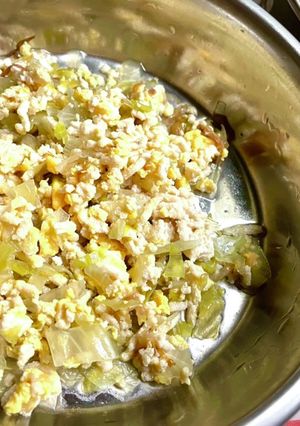 愛犬スタミナご飯　和だし親子丼風　老犬-レシピのメイン写真