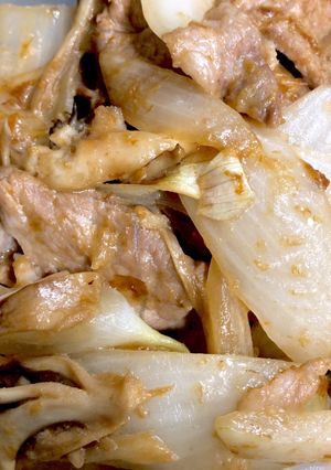 豚肉と玉ねぎのしょうゆチーズ炒め-レシピのメイン写真