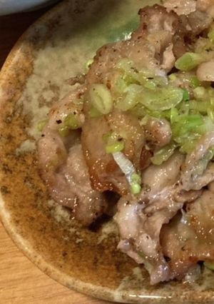 カロリーが罪！豚バラカリカリのネギポン酢-レシピのメイン写真