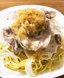 冷しゃぶおろしのパスタかうどんかそうめん