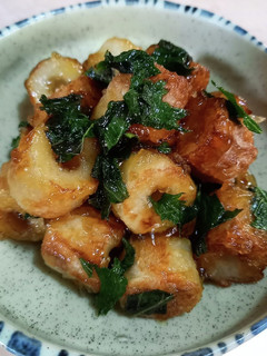 簡単☆ちくわと大葉の甘辛焼き-レシピのメイン写真