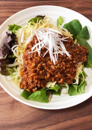 糖質0麺と大豆ミートのジャージャー麺-レシピのメイン写真