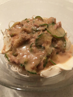 豆腐ときゅうりの冷や汁そうめん-レシピのメイン写真