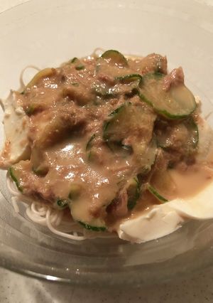 豆腐ときゅうりの冷や汁そうめん-レシピのメイン写真