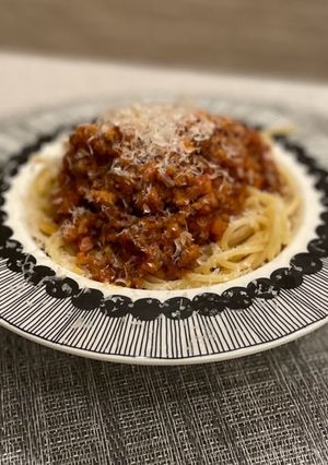 ミートソーススパゲッティ-レシピのメイン写真