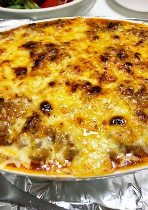 チーズたっぷりミートグラタン-レシピのメイン写真
