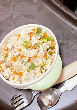 みんな大好き炒り豆腐丼-レシピのメイン写真