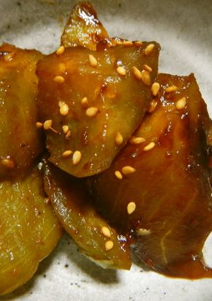 翡翠茄子の…田楽味噌炒め-レシピのメイン写真