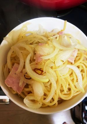 簡単ペペロンチーノ風パスタ-レシピのメイン写真