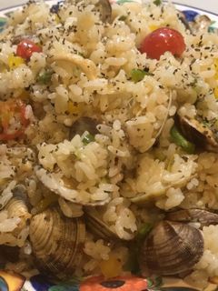 ご飯でアサリのピラフ-レシピのメイン写真