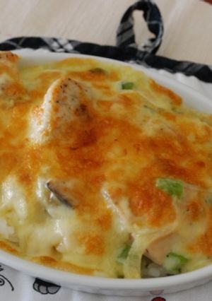 クリームシチューで☆チキンドリア-レシピのメイン写真