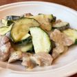 カチョエペペ風 ズッキーニ鶏肉 炒め