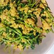 豆苗とタマゴの簡単オイスター炒め☆