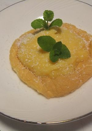 糖質制限!!レモン風クリームケーキ!!-レシピのメイン写真