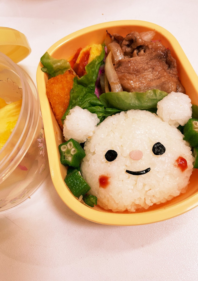 白くまちゃん　キャラ弁　簡単-レシピのメイン写真