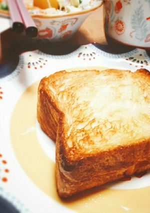 ★バター食パンdeハニートースト★-レシピのメイン写真