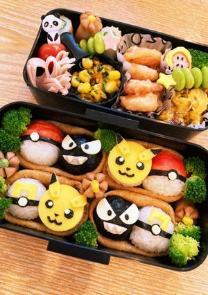 キャラ弁　ポケモン　いなり寿司-レシピのメイン写真