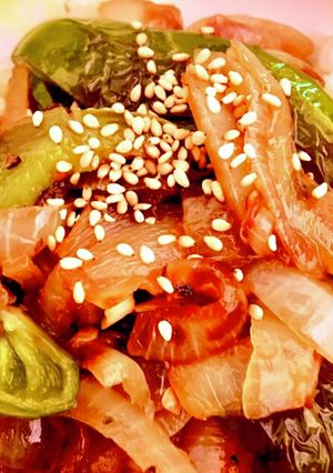 ピーマン×玉ねぎ だけ簡単燃焼系丼-レシピのメイン写真
